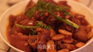 私家秘制芸豆烧猪蹄的做法步骤：6