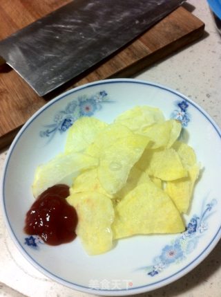 微波炉薯片的做法步骤：5