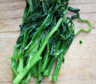 凉拌广东菜心的做法步骤：5