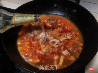 皮带面大盘鸡的做法步骤：9