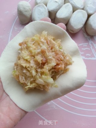 白菜猪肉馅饼的做法步骤：7