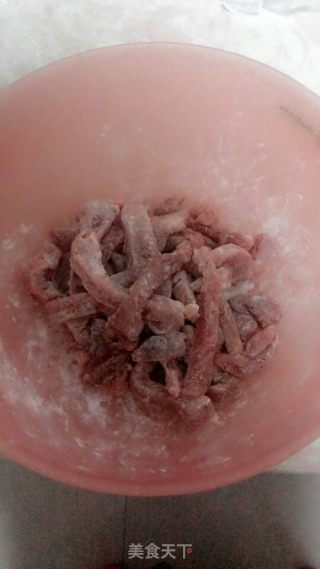 番茄里脊的做法步骤：1