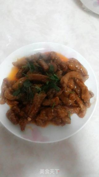番茄里脊的做法步骤：4