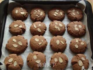 杏仁可可桃酥饼的做法步骤：8