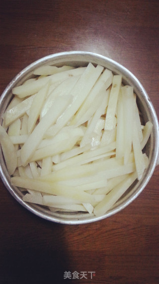 美味薯条的做法步骤：1