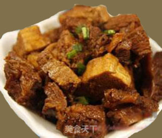 红烧冻豆腐的做法步骤：4