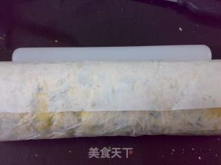 香葱沙拉肉松卷的做法步骤：16