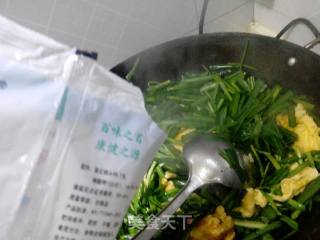 韭菜炒鸡蛋的做法步骤：6