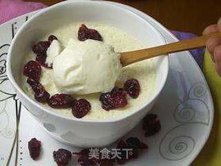蔓越莓牛奶蒸蛋的做法步骤：7