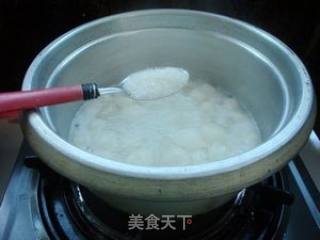 甜酒蛋花圆子的做法步骤：4