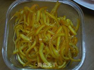 糖渍橙皮的做法步骤：4
