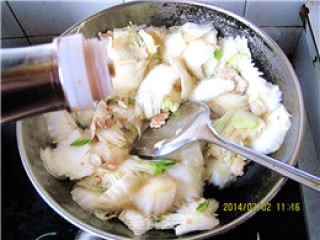 肉片炒白菜的做法步骤：8