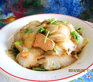 肉片炒白菜的做法步骤：11