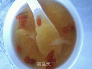 桃胶枸杞养颜羹的做法步骤：5