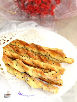 芝麻面包棒的做法步骤：10