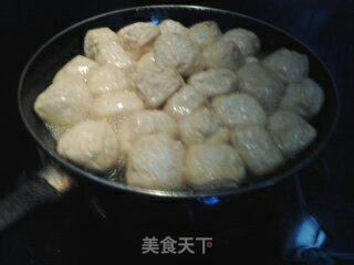 自制美味炸豆泡的做法步骤：3