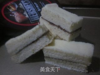 巧克力酱夹心豆浆蛋糕的做法步骤：18