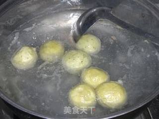 艾草黑芝麻汤圆的做法步骤：8