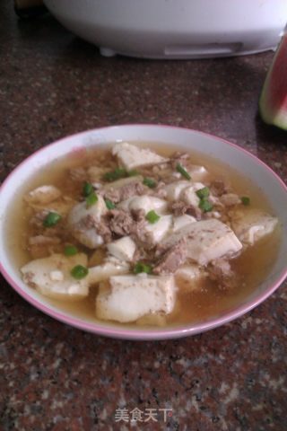瘦肉豆腐汤的做法步骤：6