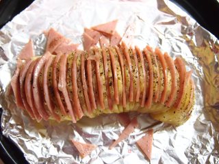 火腿风琴土豆的做法步骤：10