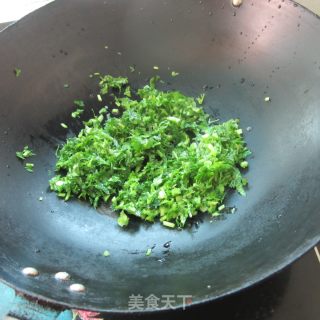 排菜煎蛋的做法步骤：3