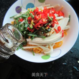南瓜豆腐丝的做法步骤：4