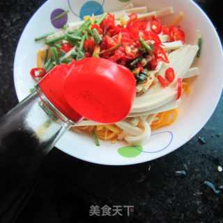 南瓜豆腐丝的做法步骤：5