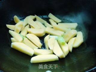 洋芋菜苔汤的做法步骤：4