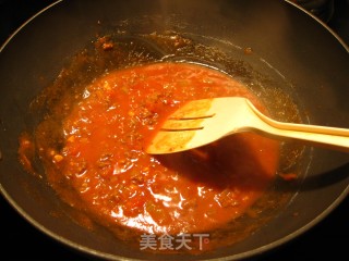 牛肉酱意面 Beef Sauce Spaghetti的做法步骤：3