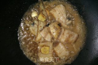 红烧龙舌鱼的做法步骤：6