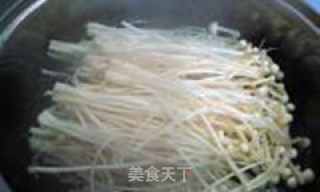 捞汁金针菇的做法步骤：3