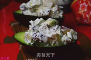 牛油果沙拉的做法步骤：9
