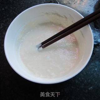 南瓜丁煎饼的做法步骤：2
