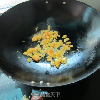南瓜丁煎饼的做法步骤：3