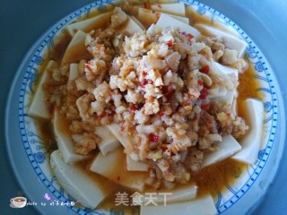 肉末蒸豆腐的做法步骤：10