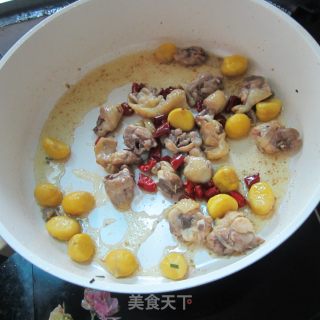 香辣粟子鸡的做法步骤：6