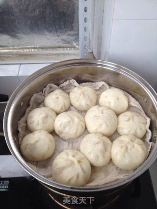 大肉白菜肉包子（爱心满满）的做法步骤：8