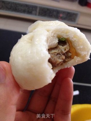 大肉白菜肉包子（爱心满满）的做法步骤：9