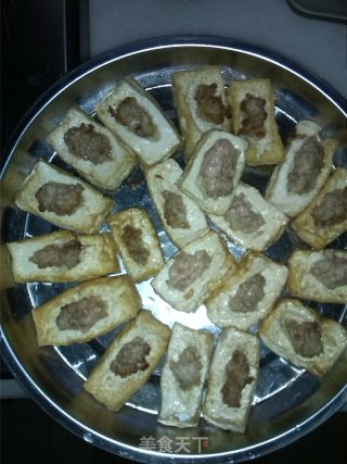 家常酿豆腐的做法步骤：7