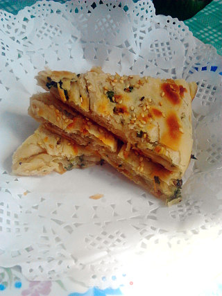葱油饼的做法步骤：7