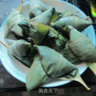 葱香猪肉糯米粽粑的做法步骤：9
