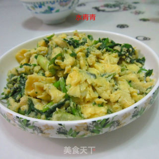 鱼香芹菜蛋的做法步骤：9