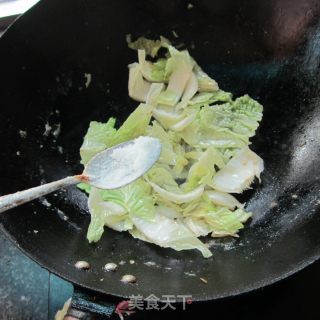 白菜炒蛋的做法步骤：6