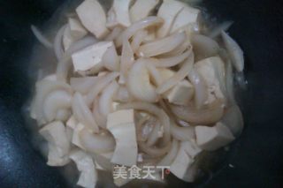 洋葱烧豆腐的做法步骤：6