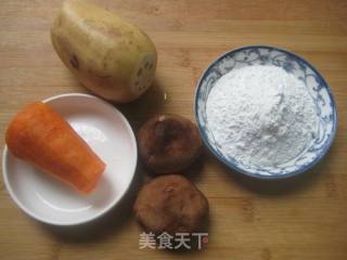 香煎藕饼的做法步骤：1