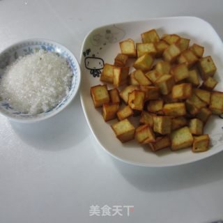 糖炒地瓜丁的做法步骤：5