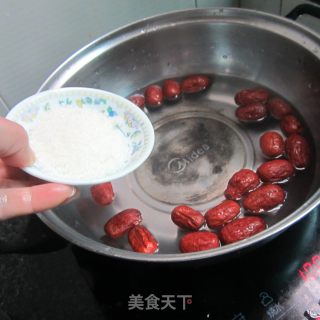枣子煮汤圆的做法步骤：5