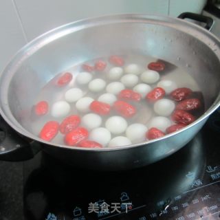 枣子煮汤圆的做法步骤：8