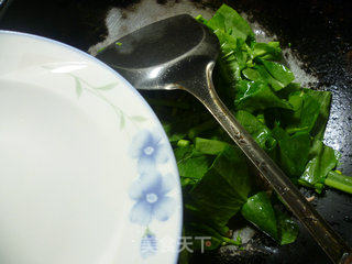 里脊肉炒油菜蕻的做法步骤：7