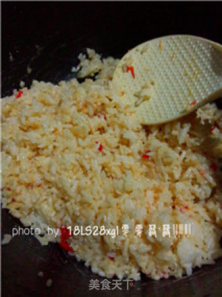 简易版：时蔬炒饭的做法步骤：4